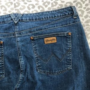 Vintage wrangler denim skirt
